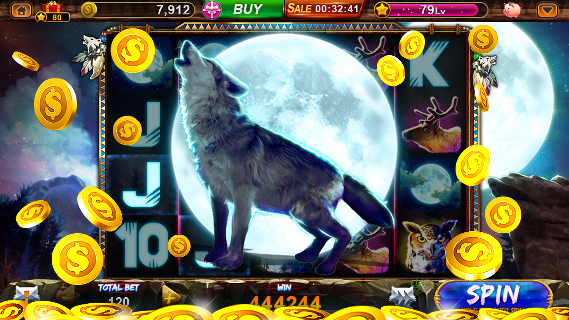 In-game screenshot of a featured slot on the jili7 app